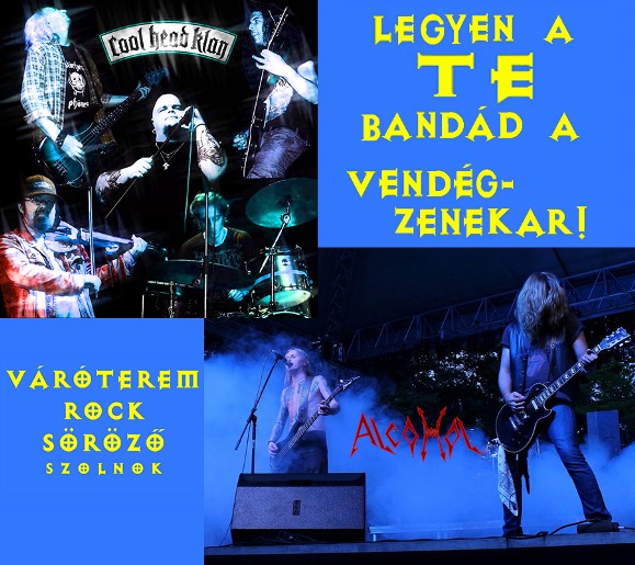 Legyen a te bandád a vendégzenekar! - Alcohol és Cool Head Klan pótszilveszter Szolnokon