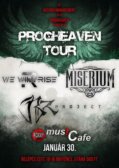 A ProgHeaven Tour első állomása - Tatabánya – BZ Project, Miserium, We Will Rise