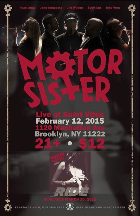 Motor Sister - Dalpremier Scott Ian új bandájától motor-sister-flyer 20150114