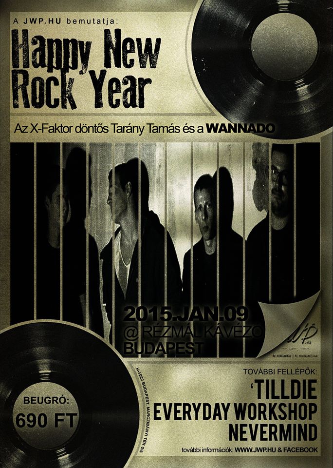 Újévi Rock őrület a Rézmál Kávézóban