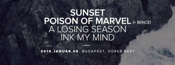 Sunset - Hamarosan klippremier, ma este viszont koncert a Dürer Kertben