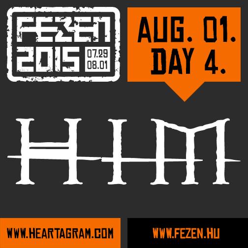 A HIM is fellép a FEZEN-en
