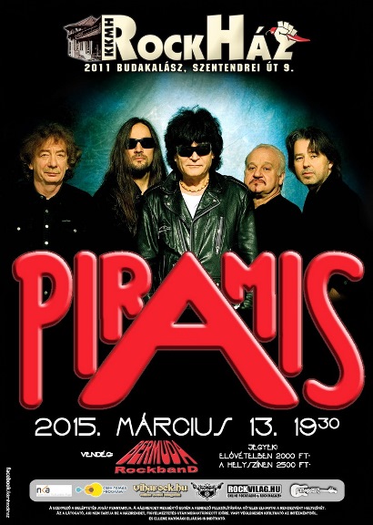 Piramis - Holnap a budakalászi Rockházban