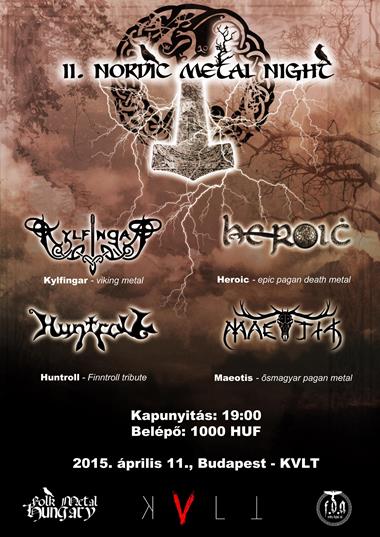 Idén is Nordic Metal Night Budapesten!