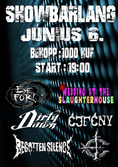 Eye For I, Éjfény, Dirty Dawn és még sokan mások június 6-án, a ShowBarlangban