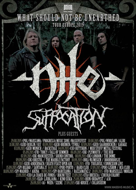 Nile - Augusztus végén új lemez, szeptemberben budapesti koncert a Suffocation társaságában nile-flyer 20150725