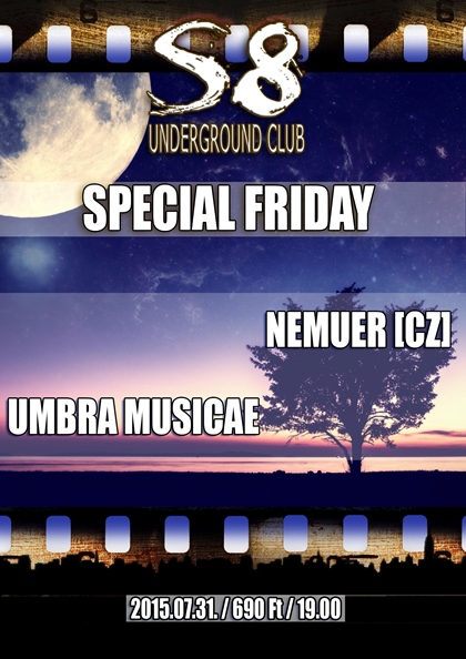 Special Friday @ S8 | Nemuer [CZ] |Umbra Musicae | Rockbuli