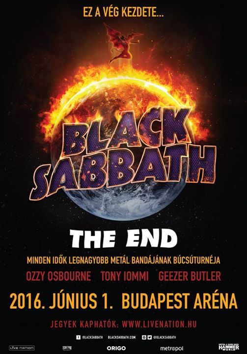 Black Sabbath - Rohamosan fogynak a belépők a budapesti koncertre