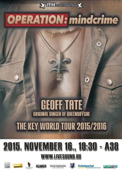 Geoff Tate's Operation: Mindcrime - Koncert az A38 Hajón