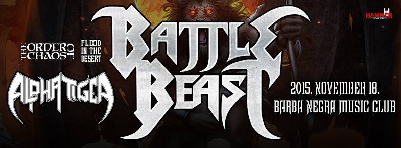 Szerdán a Barba Negrában  a Battle Beast