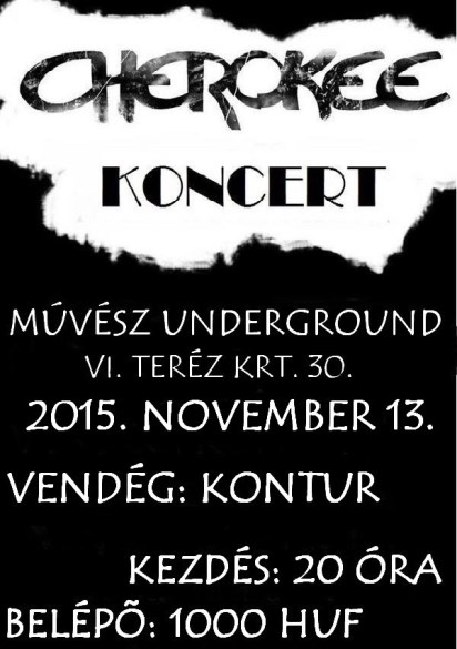 Cherokee a Művész Undergroundban – Vendég: Kontur