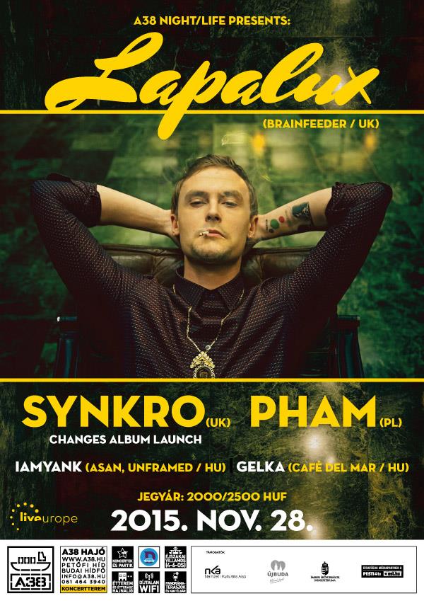 Lapalux - November 28-án az A38 Hajón