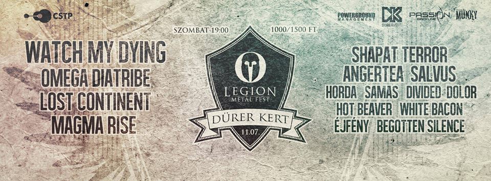 Ismét Legion Fest a Dürer Kertben
