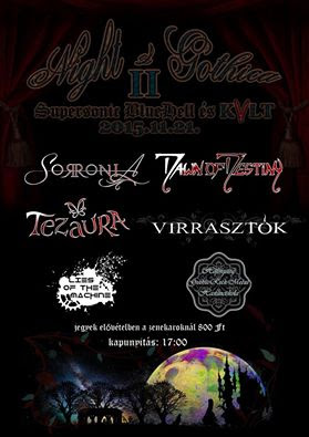 Night of Gothica II. - November 21-én a Supersonic Blue Hell és KVLT ad otthont a fesztiválnak