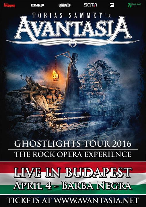Avantasia - Áprilisban mostre koncert a Barba Negrában