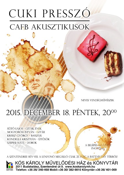 Rockdecember: CAFB akusztik Budakalászon