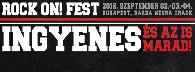 A Hammer Concerts bemutatja: Rock On! Fest 2016