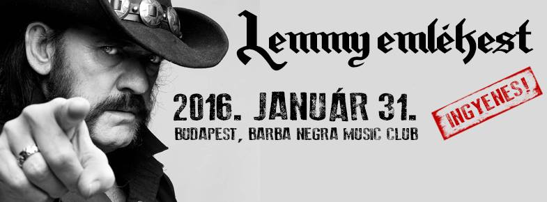 Lemmy emlékest a Barba Negrában