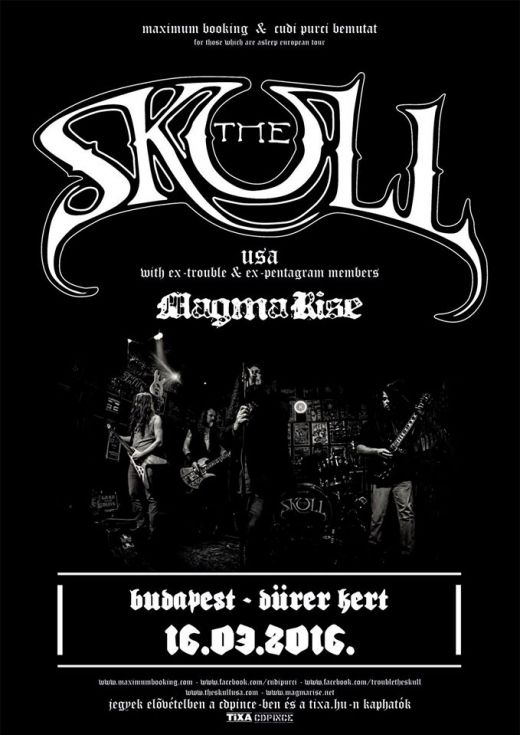 The Skull - Új Ep-vel jelentkeztek az ex-Trouble muzsikusok the skull flyer 20160122