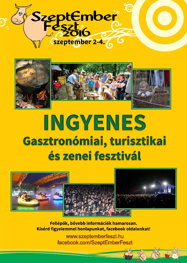SzeptEmberFeszt 2016. szeptember 2-4.