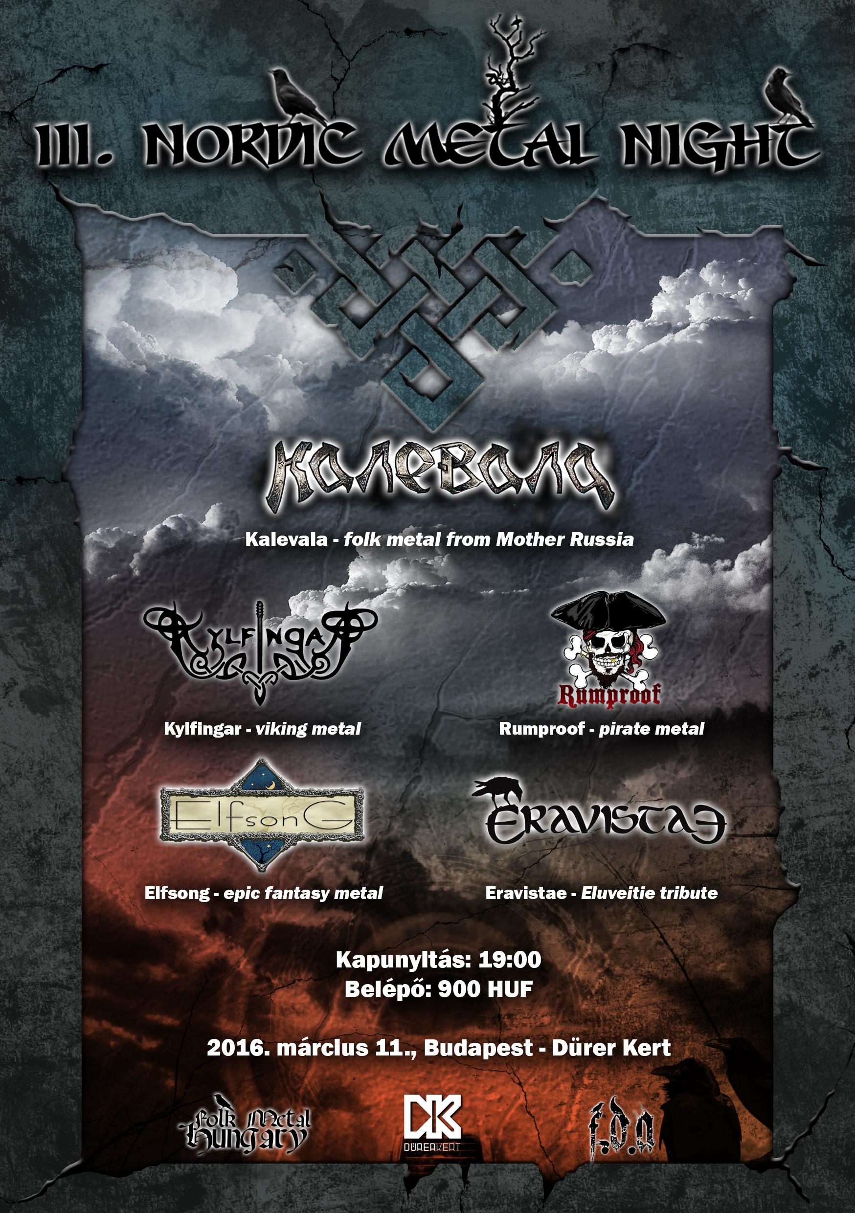 Orosz főzenekar és dupla lemezbemutató a III. Nordic Metal Nighton!