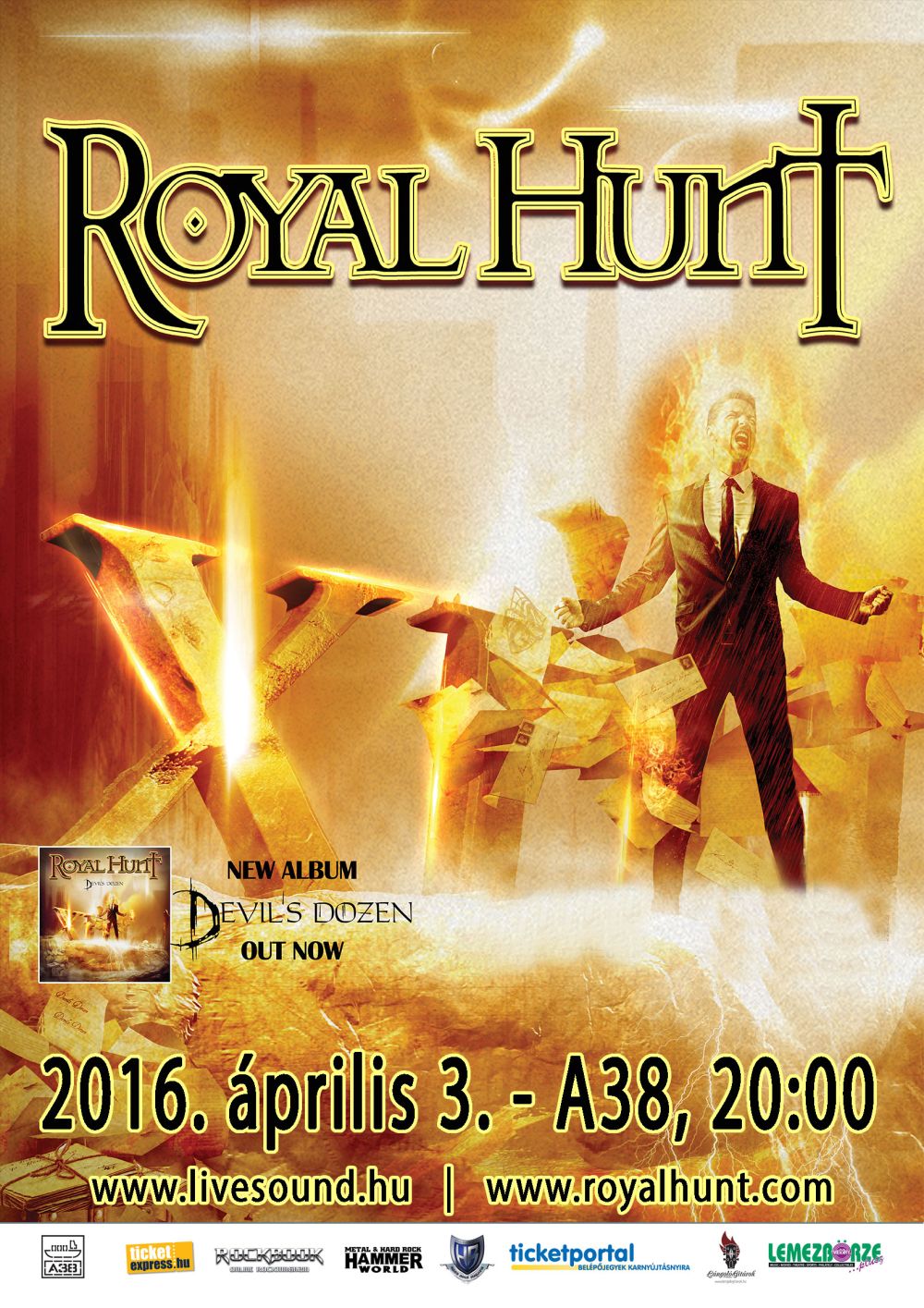 Royal Hunt - Lemezbemutató az A38 Hajón