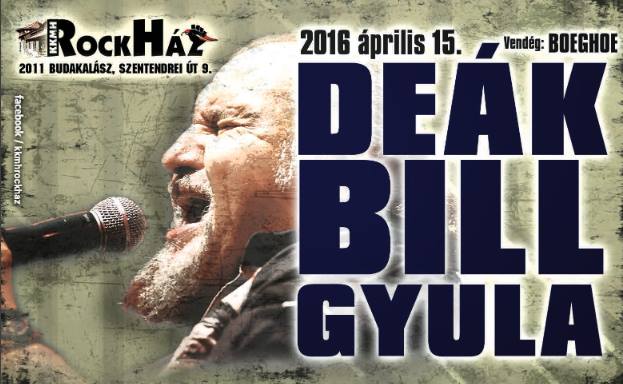Deák Bill buli a RockHázban - A blues magyar királya a budakalászi RockHázban