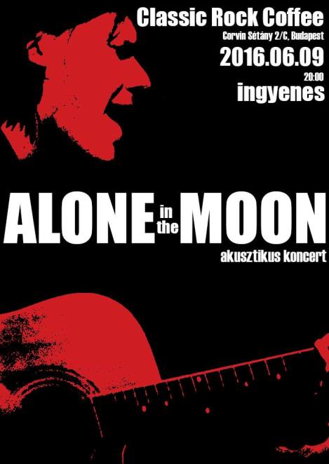 Alone in the Moon akusztik a Classic Rock Coffee-ban