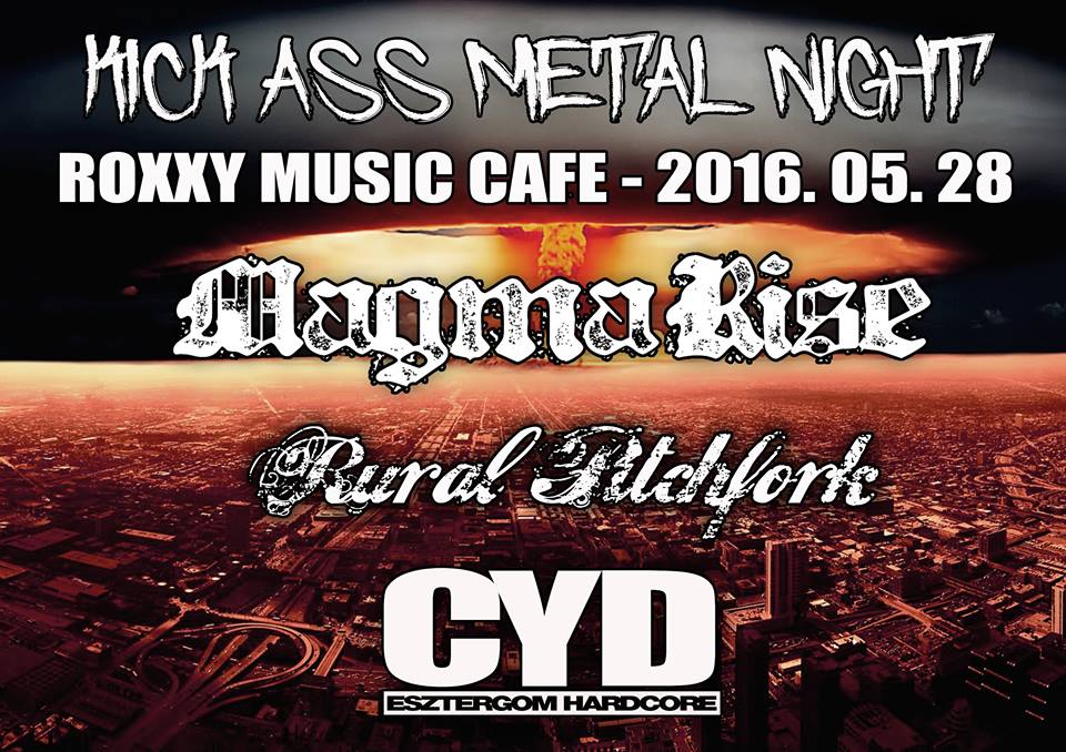 Magma Rise - Holnap a tatabányai Roxxy Music-ban zenélnek