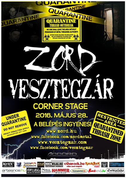 Zord & Vesztegzár – Thrash Party a Cornerben