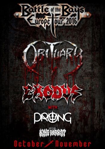 Exodus, Obituary, Prong - Novemberben közös koncert a Dürer Kertben