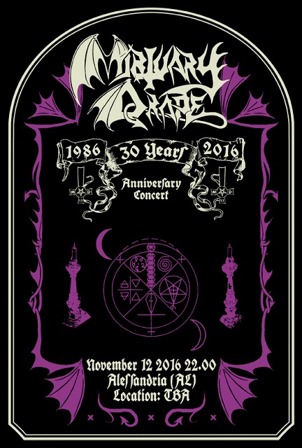 Mortuary Drape - 30 éves az olasz black horda, speciális koncerttel ünnepelnek mortuary drape flyer 20160709