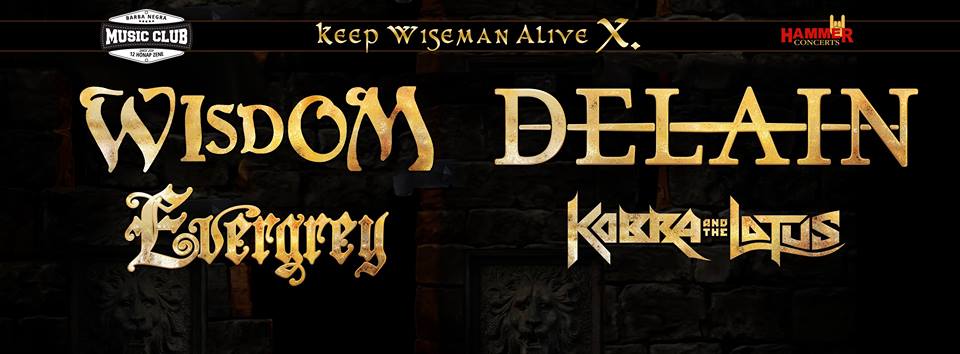 Wisdom - Kiderült mely külföldi bandák lépnek fel a X. Keep Wiseman Alive bulin