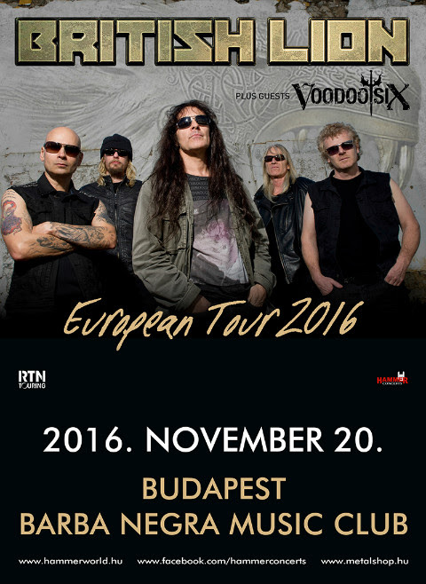 British Lion - Az Iron Maiden főnök Steve Harris novemberben Budapesten!