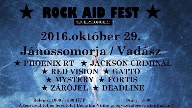 Segélykoncert Vilikéért – Phoenix RT, Red Vision, Deadline és még sokan mások