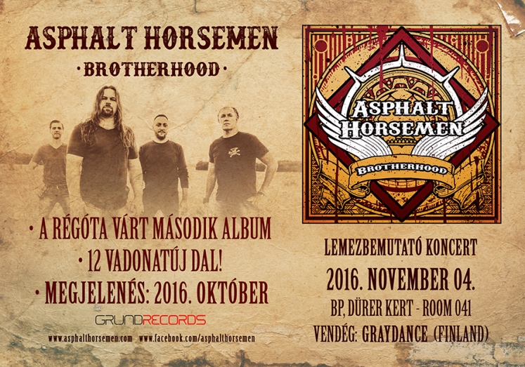 Asphalt Horsemen - Dalpremier - Seize The Day asphalt horsemen flyer 20161024