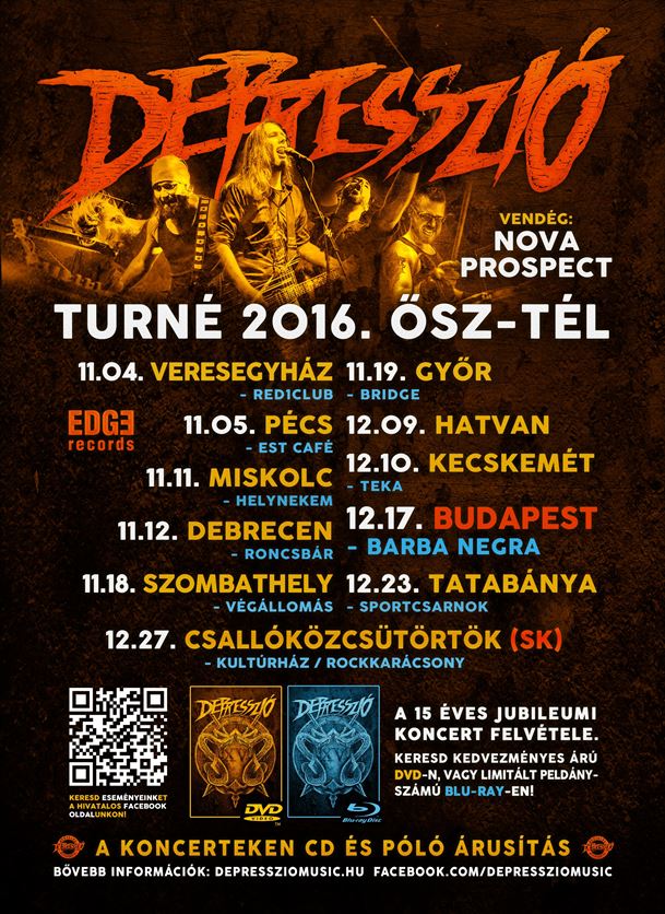 Depresszió - Itt a Kezdjük el! klipje a novemberben érkező koncertfilmből depresszio flyer 20161010