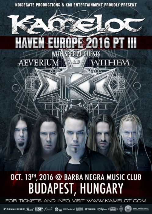 Kamelot - Saját turnéján, svéd énekessel tér vissza a zenekar