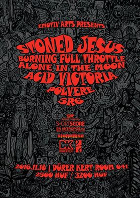 Stoned Jesus koncert és stoner-grunge minifeszt a Dürer Kertben