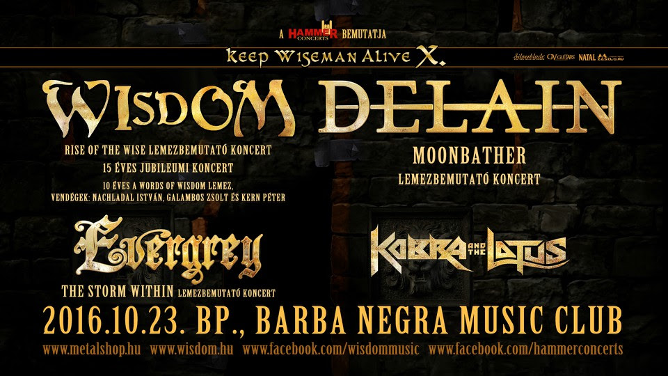 Dübörög a Hammer Concerts, októberben is! Jön a Delain és az Enslaved
