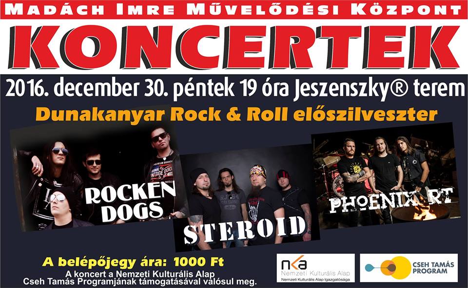 Dunakanyar Rock & Roll - Rocken Dogs ★ Phoenix RT ★ Steroid