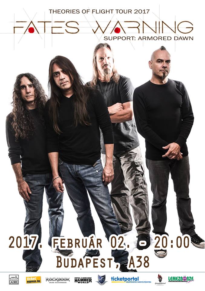 Fates Warning - Február 2-án az A38 Hajón lép fel a progresszív legenda