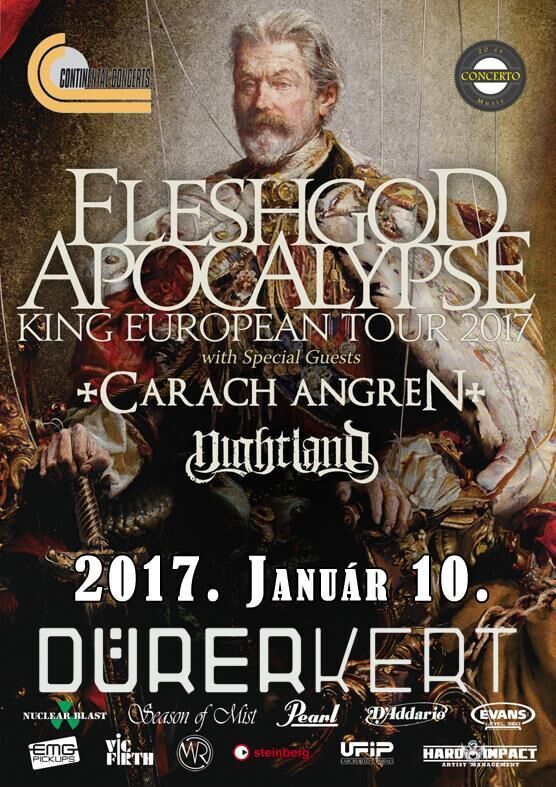 Fleshgod Apocalypse, Carach Angren: extrém metal évnyitás a Dürer Kertben