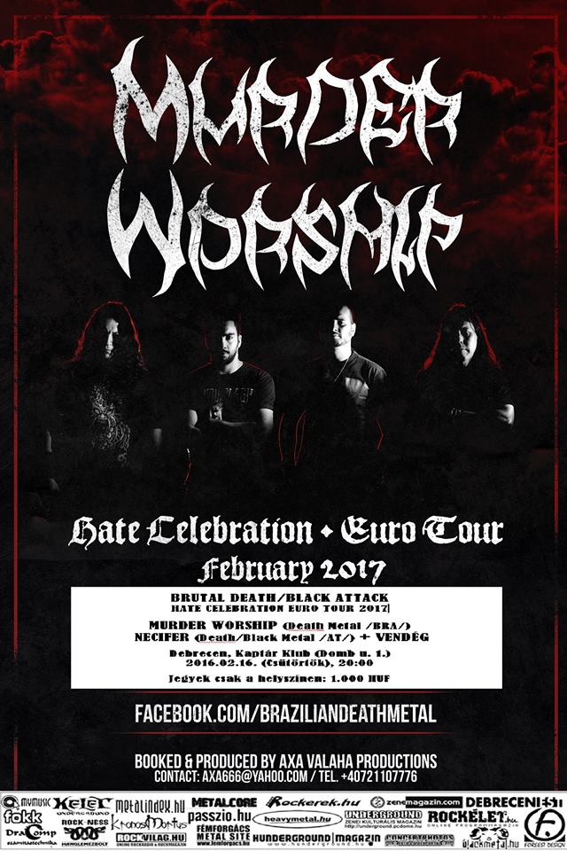 Hate Celebration Euro Tour 2017 - Debrecen, Kaptár Klub, 2017.02.16.