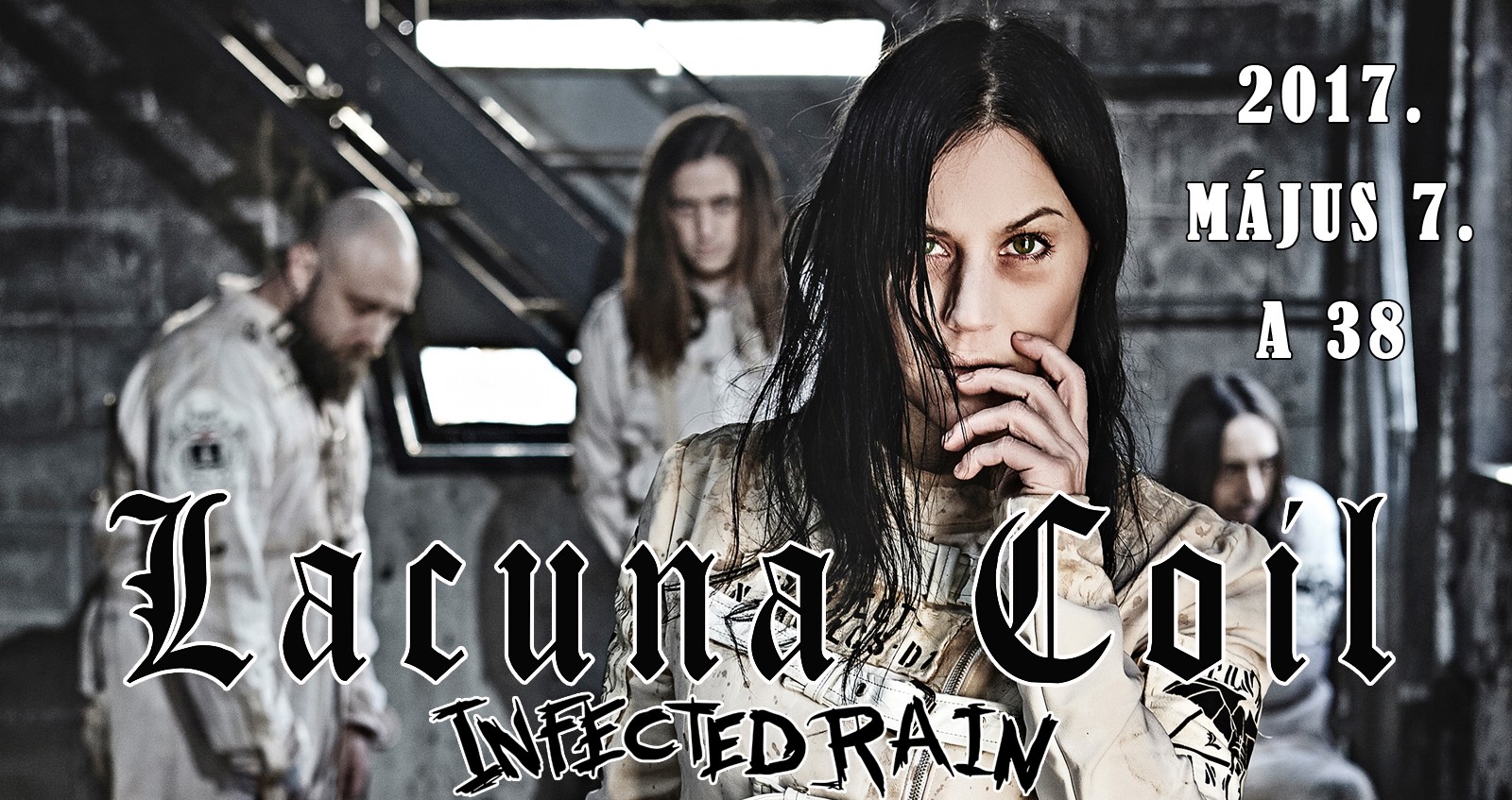 Lacuna Coil koncert májusban az A38 Hajón