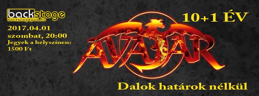 Avatar 10+1 év – Dalok Határok Nélkül koncert