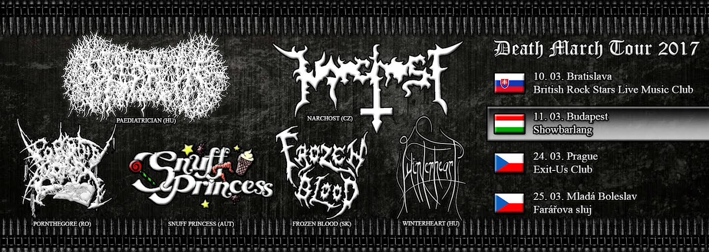 Death March Tour 2017 - Budapest, Showbarlang - március 11