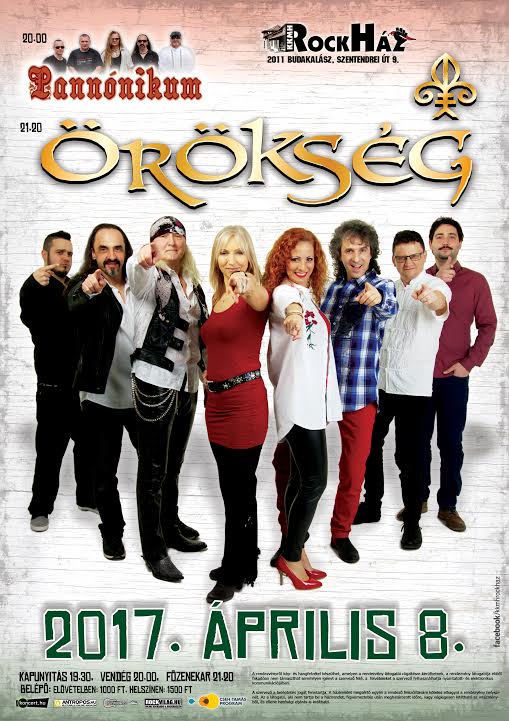 Örökség - koncert a RockHázban!