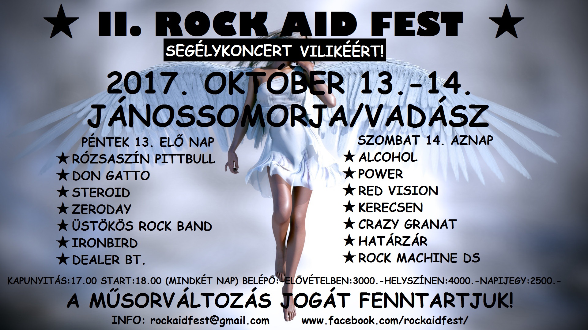 II. Rock Aid Fest Jánossomorján – Ősszel újra segélykoncert Vilikéért