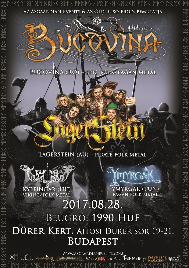 Három kontinens négy folk metal zenekara érkezik a Dürerbe augusztus 28-án!